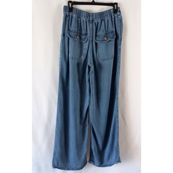Rewash Wide Leg Traveler Jeans Women’s Size 1/25 Light Wash Comfort Waistband - Picture 5 of 10